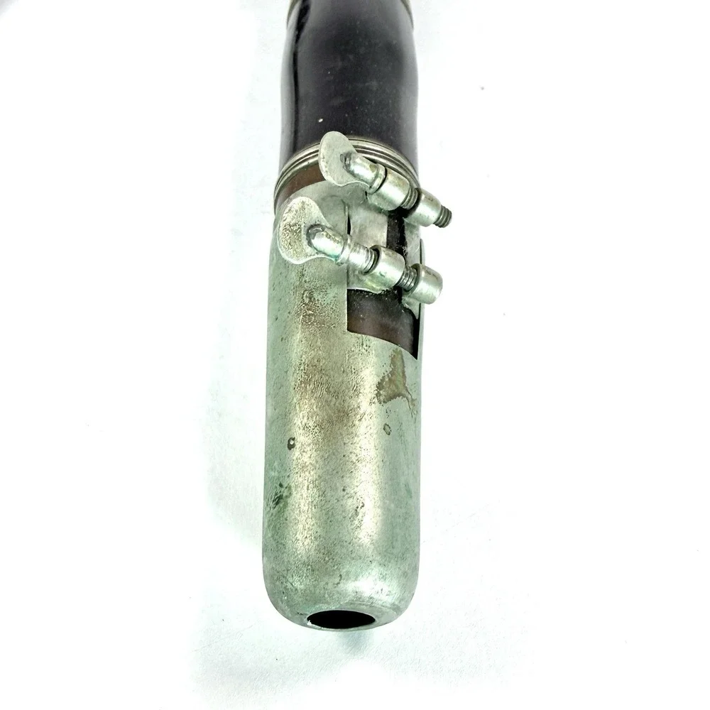Vintage Amati Kraslice Wood Clarinet Czechoslovakia Nickel Keys Untested